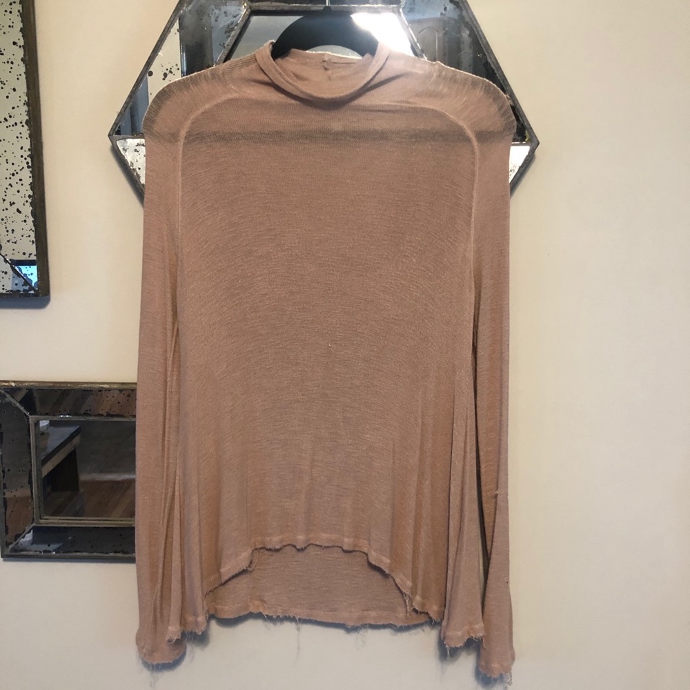Free People Sheer Turtleneck